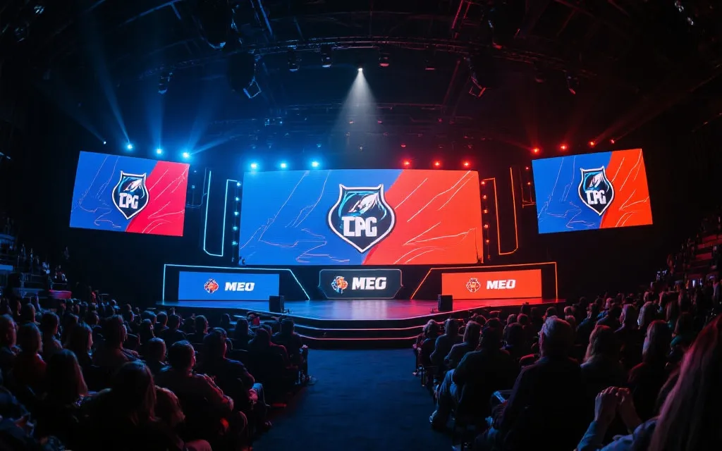 LOL Esports 现场舞台